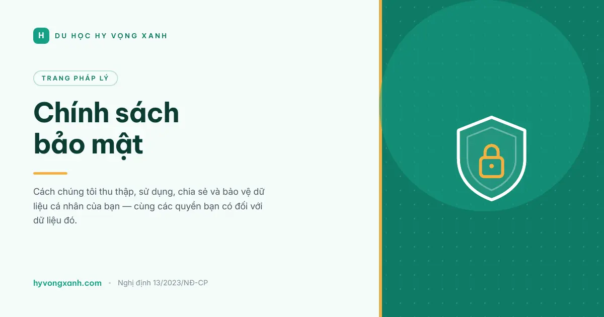 Chính sách bảo mật